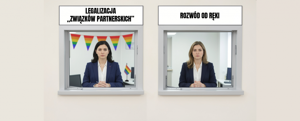 Strategia &bdquo;obrotowych drzwi&rdquo;: Najpierw związki bez zobowiązań, potem rozw&oacute;d w okienku
