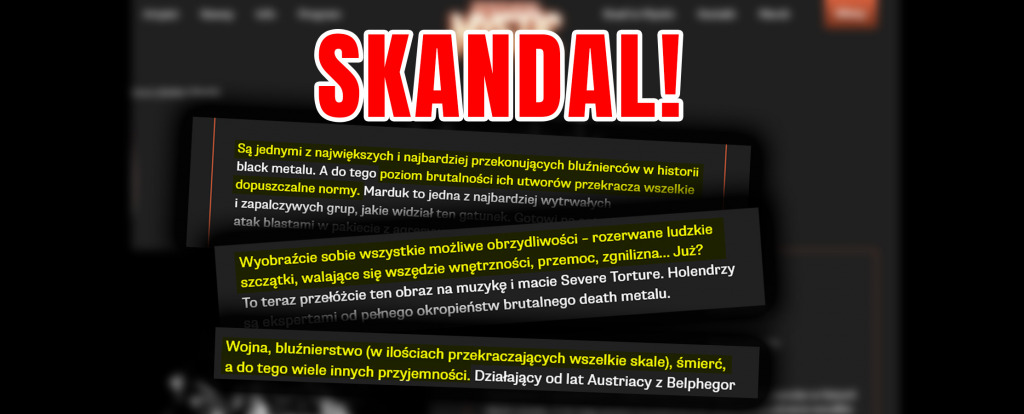 Oficjalne zapowiedzi Mystic Festival jako dow&oacute;d na systemowe bluźnierstwo