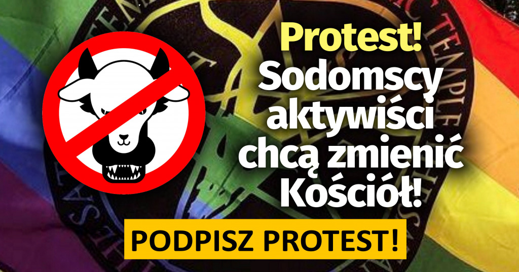 Sodomscy aktywiści chcą zmienić Kościół!