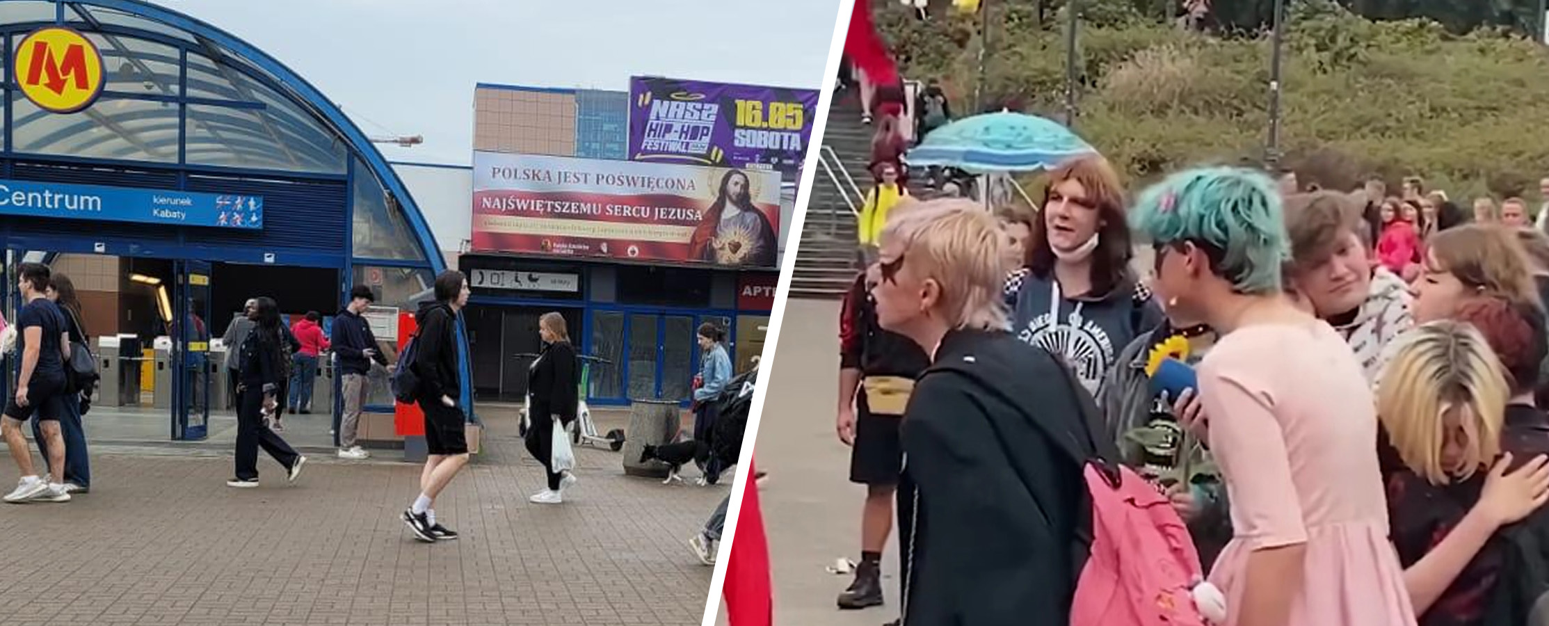 Tam, gdzie &bdquo;szczekały&rdquo; na nas Julki dziś kr&oacute;luje Najświętsze Serce Pana Jezusa