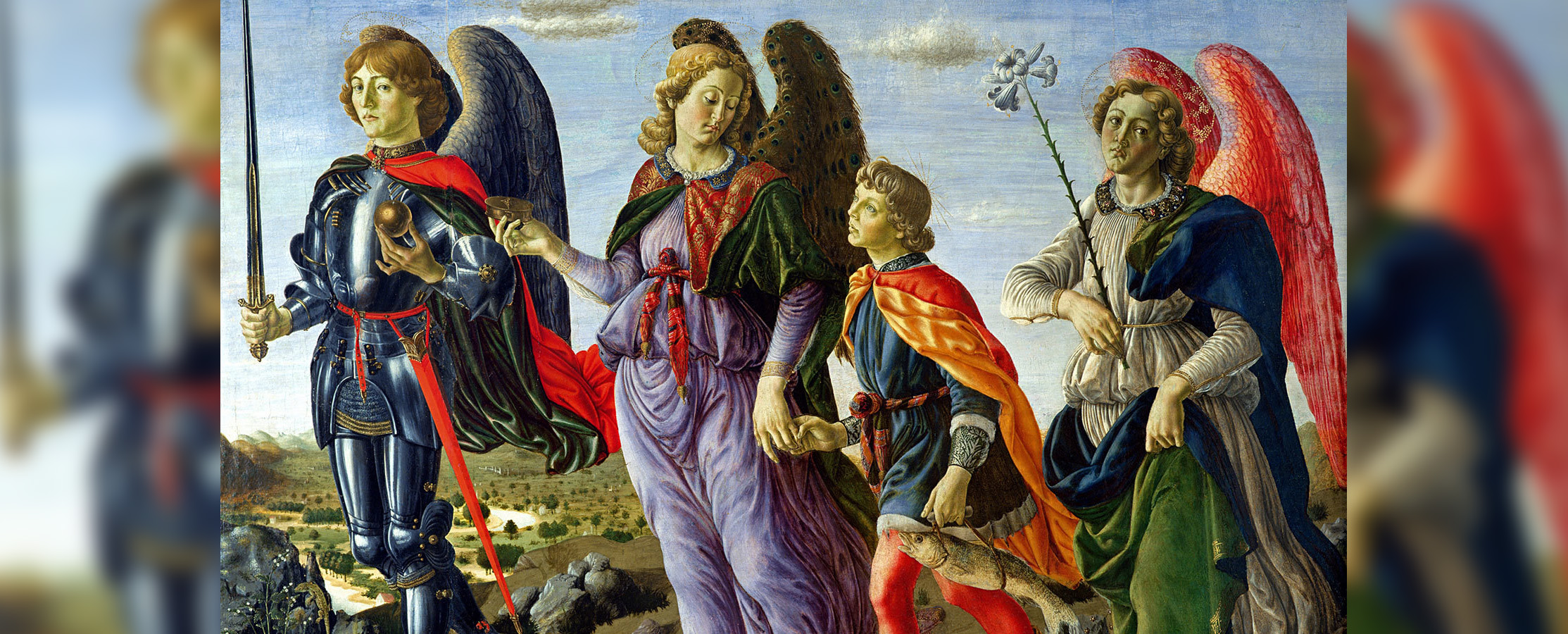 Archaniołowie: Michał, Gabriel i Rafał