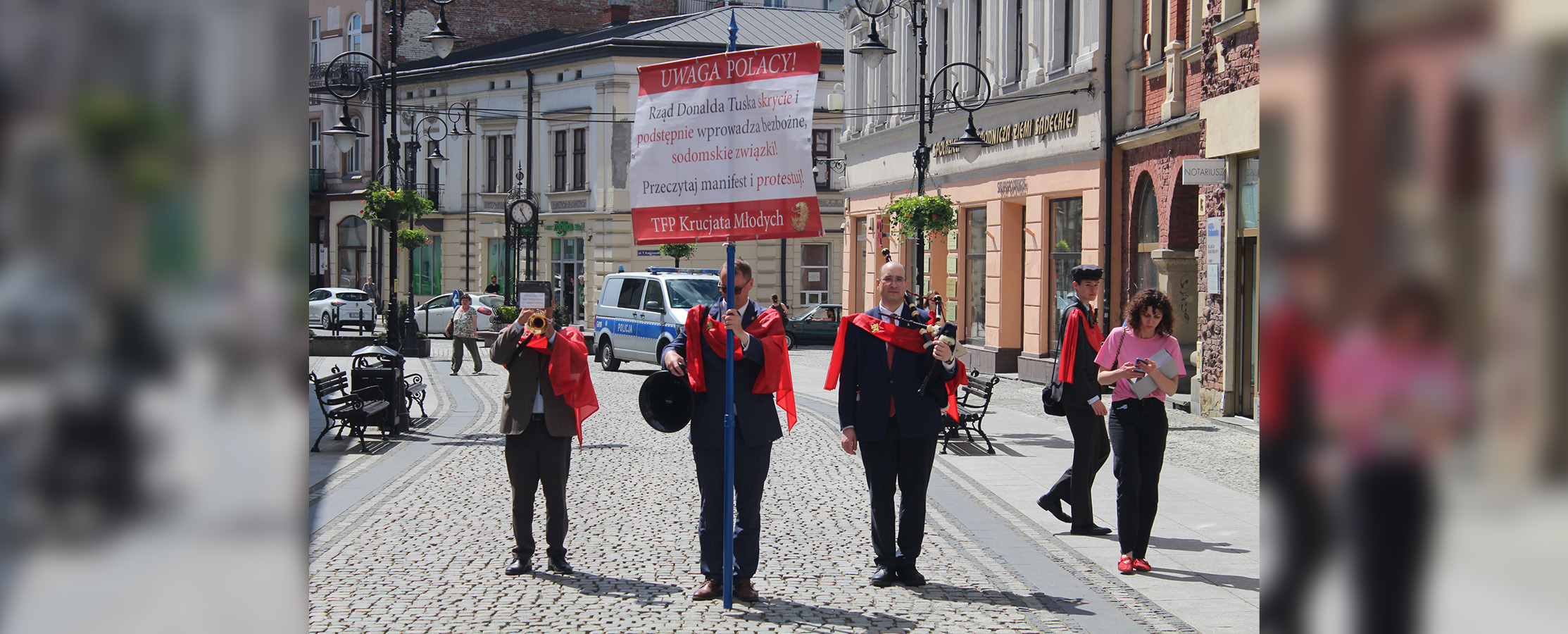 Pięć dni na polskich ulicach. Karawana w obronie małżeństwa przejechała blisko tysiąc kilometrów