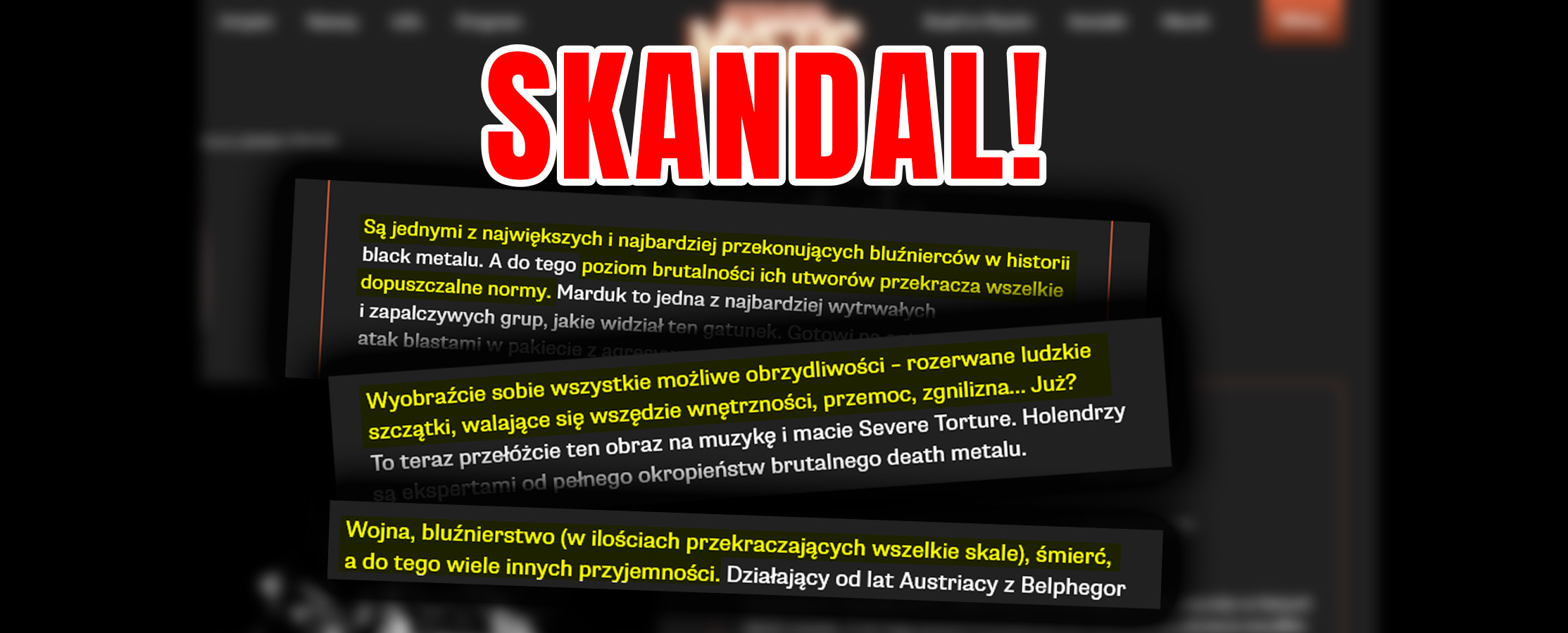 Oficjalne zapowiedzi Mystic Festival jako dowód na systemowe bluźnierstwo
