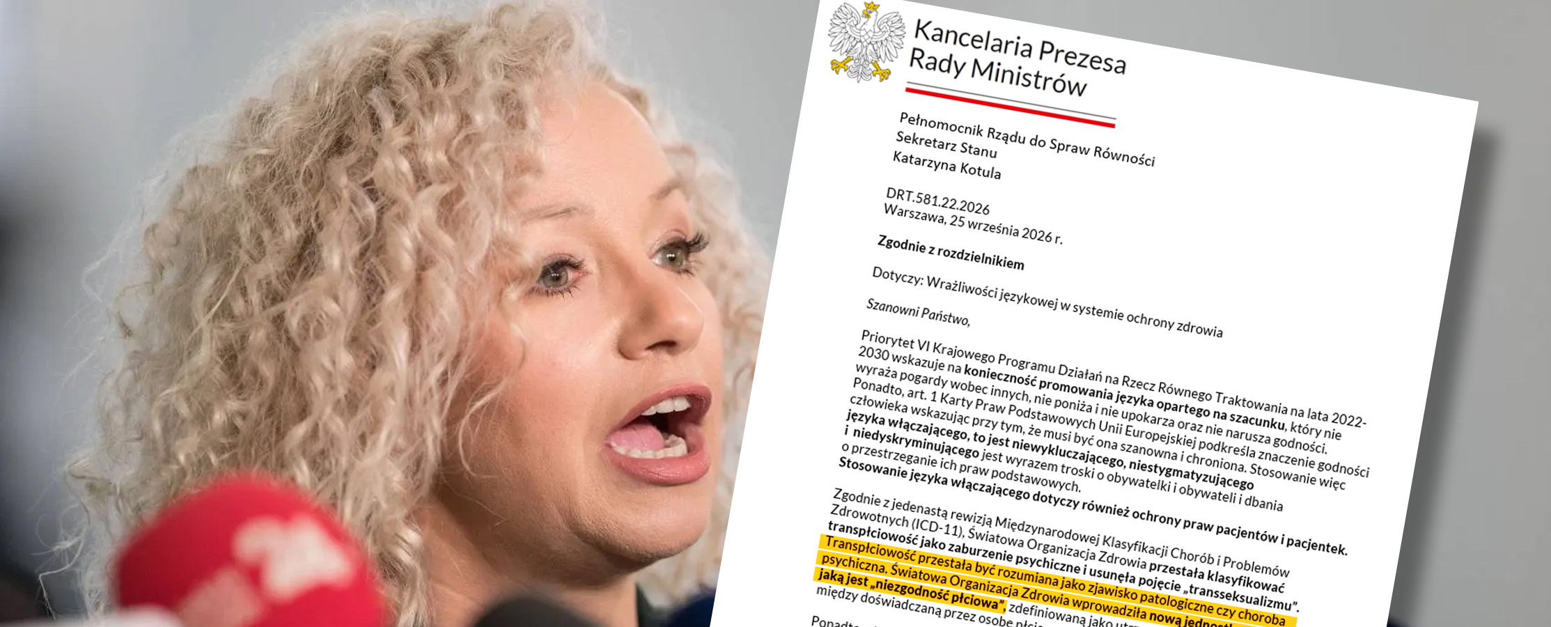 Medycyna czy nowomowa? Minister Kotula ustala słownik &bdquo;właściwych&rdquo; sł&oacute;w